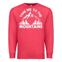 Cardinal take me to the mountains nature lover Premium Sweatshirt - linhVisuals