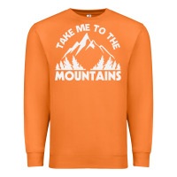 Carrot take me to the mountains nature lover Premium Sweatshirt - linhVisuals