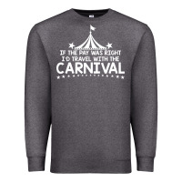 Charcoal Heather carnival Premium Sweatshirt - linhVisuals