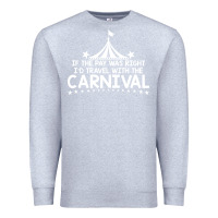 Heather Grey carnival Premium Sweatshirt - linhVisuals