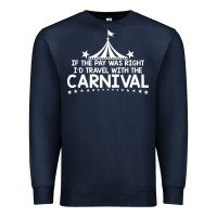 Navy carnival Premium Sweatshirt - linhVisuals