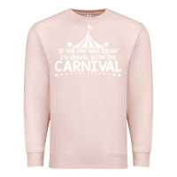Pale Pink carnival Premium Sweatshirt - linhVisuals