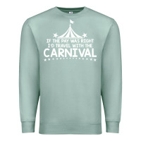 Seafoam carnival Premium Sweatshirt - linhVisuals