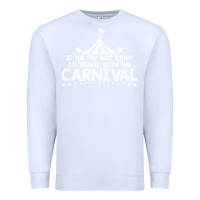 White carnival Premium Sweatshirt - linhVisuals