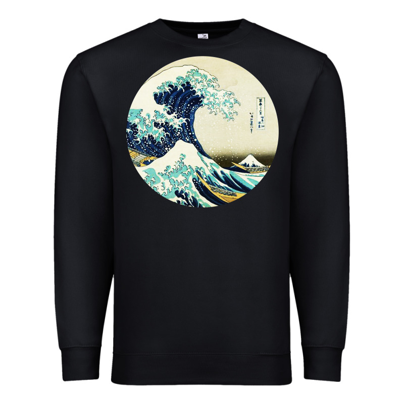 Great Wave Premium Sweatshirt by linhVisuals | Teevron