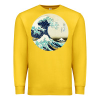Lemon great wave Premium Sweatshirt - linhVisuals