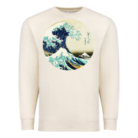 Sandshell great wave Premium Sweatshirt - linhVisuals