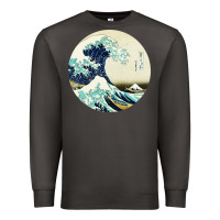 Smoke great wave Premium Sweatshirt - linhVisuals