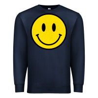 Vintage Retro Happy Smiley Face 80's 90's Aesthetic Sweatshirt Premium Sweatshirt | Teevron