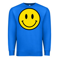 True Royal vintage retro happy smiley face 80's 90's aesthetic sweatshirt Premium Sweatshirt - linhVisuals