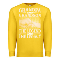 Lemon grandpa and grandson the legend t  shirtgrandpa and grandson the legen Premium Sweatshirt - linhVisuals