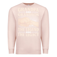 Pale Pink grandpa and grandson the legend t  shirtgrandpa and grandson the legen Premium Sweatshirt - linhVisuals