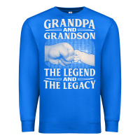 True Royal grandpa and grandson the legend t  shirtgrandpa and grandson the legen Premium Sweatshirt - linhVisuals