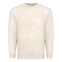 Sandshell grandpa and grandson the legend t  shirtgrandpa and grandson the legen Premium Sweatshirt - linhVisuals