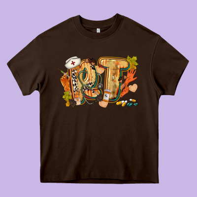 Fall Rt Heavy Core Tee Designed By Cowgirlartshop