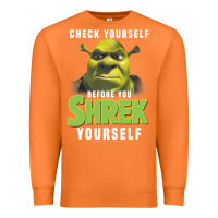Carrot sh.rek check yourself before you sh.rek yourself t shirt Premium Sweatshirt - linhVisuals