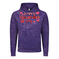 Cloud Purple happy valentine's day Vintage Hoodie - LillyAllenDesigns