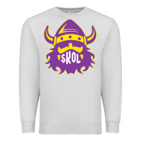Dove Grey skol nordic viking helmet shirt Premium Sweatshirt - linhVisuals