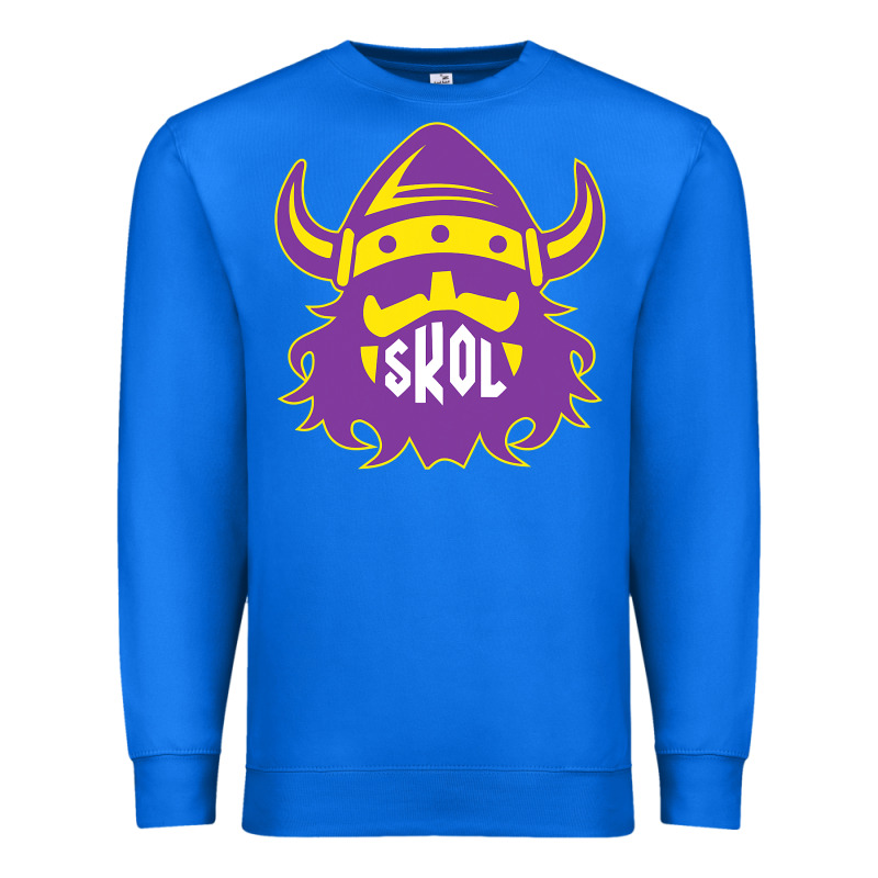 Skol Nordic Viking Helmet Shirt Premium Sweatshirt by linhVisuals | Teevron