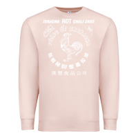 Pale Pink sriracha official hot chili sauce men's graphic Premium Sweatshirt - linhVisuals