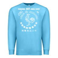 Ocean Blue sriracha official hot chili sauce men's graphic Premium Sweatshirt - linhVisuals