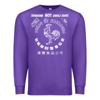 Purple sriracha official hot chili sauce men's graphic Premium Sweatshirt - linhVisuals