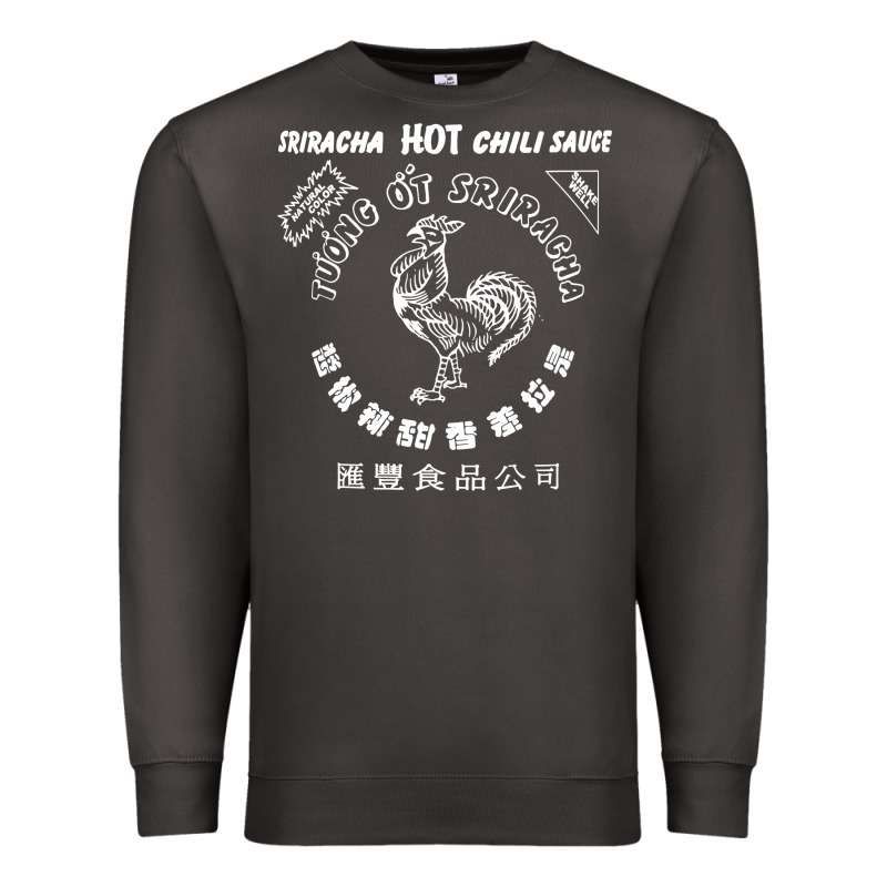 Sriracha Official Hot Chili Sauce Men's Graphic Premium Sweatshirt by linhVisuals | Teevron