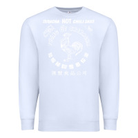 White sriracha official hot chili sauce men's graphic Premium Sweatshirt - linhVisuals