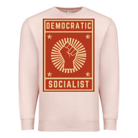 Pale Pink democratic socialist Premium Sweatshirt - linhVisuals