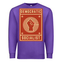 Purple democratic socialist Premium Sweatshirt - linhVisuals