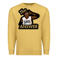 Antique Gold sixers the answer Premium Sweatshirt - linhVisuals