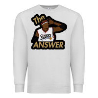 Dove Grey sixers the answer Premium Sweatshirt - linhVisuals