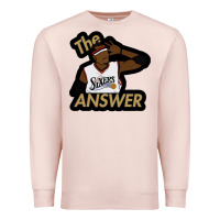 Pale Pink sixers the answer Premium Sweatshirt - linhVisuals