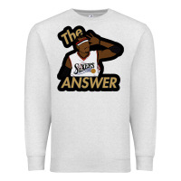 Oatmeal Heather sixers the answer Premium Sweatshirt - linhVisuals