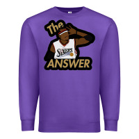 Purple sixers the answer Premium Sweatshirt - linhVisuals