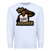 White sixers the answer Premium Sweatshirt - linhVisuals
