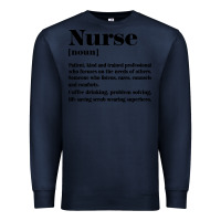Navy nurse Premium Sweatshirt - linhVisuals
