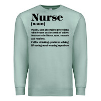 Seafoam nurse Premium Sweatshirt - linhVisuals