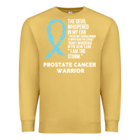Antique Gold prostate cancer t  shirt the devil  prostate cancer awareness support Premium Sweatshirt - linhVisuals