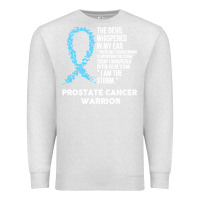 Oatmeal Heather prostate cancer t  shirt the devil  prostate cancer awareness support Premium Sweatshirt - linhVisuals