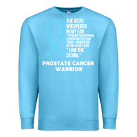 Ocean Blue prostate cancer t  shirt the devil  prostate cancer awareness support Premium Sweatshirt - linhVisuals