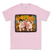 Bubblegum Pink fall pigs Classic Tee - Jasminsmagicworld
