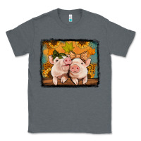 Charcoal Heather fall pigs Classic Tee - Jasminsmagicworld