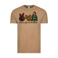 Vintage Coffee peace love christmas Vintage Tee - RanaPortraitStore