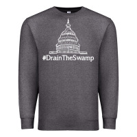 Charcoal Heather drain  swamp Premium Sweatshirt - linhVisuals