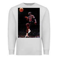 Dove Grey Michael JorDunk Premium Sweatshirt - linhVisuals