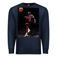 Navy Michael JorDunk Premium Sweatshirt - linhVisuals