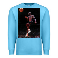 Ocean Blue Michael JorDunk Premium Sweatshirt - linhVisuals