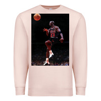 Pale Pink Michael JorDunk Premium Sweatshirt - linhVisuals
