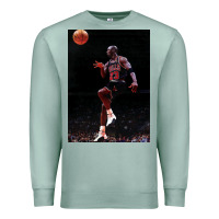 Seafoam Michael JorDunk Premium Sweatshirt - linhVisuals